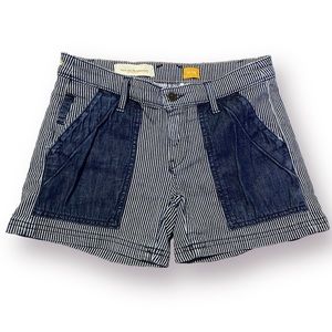 Anthro Pilcro Railroad Denim Shorts